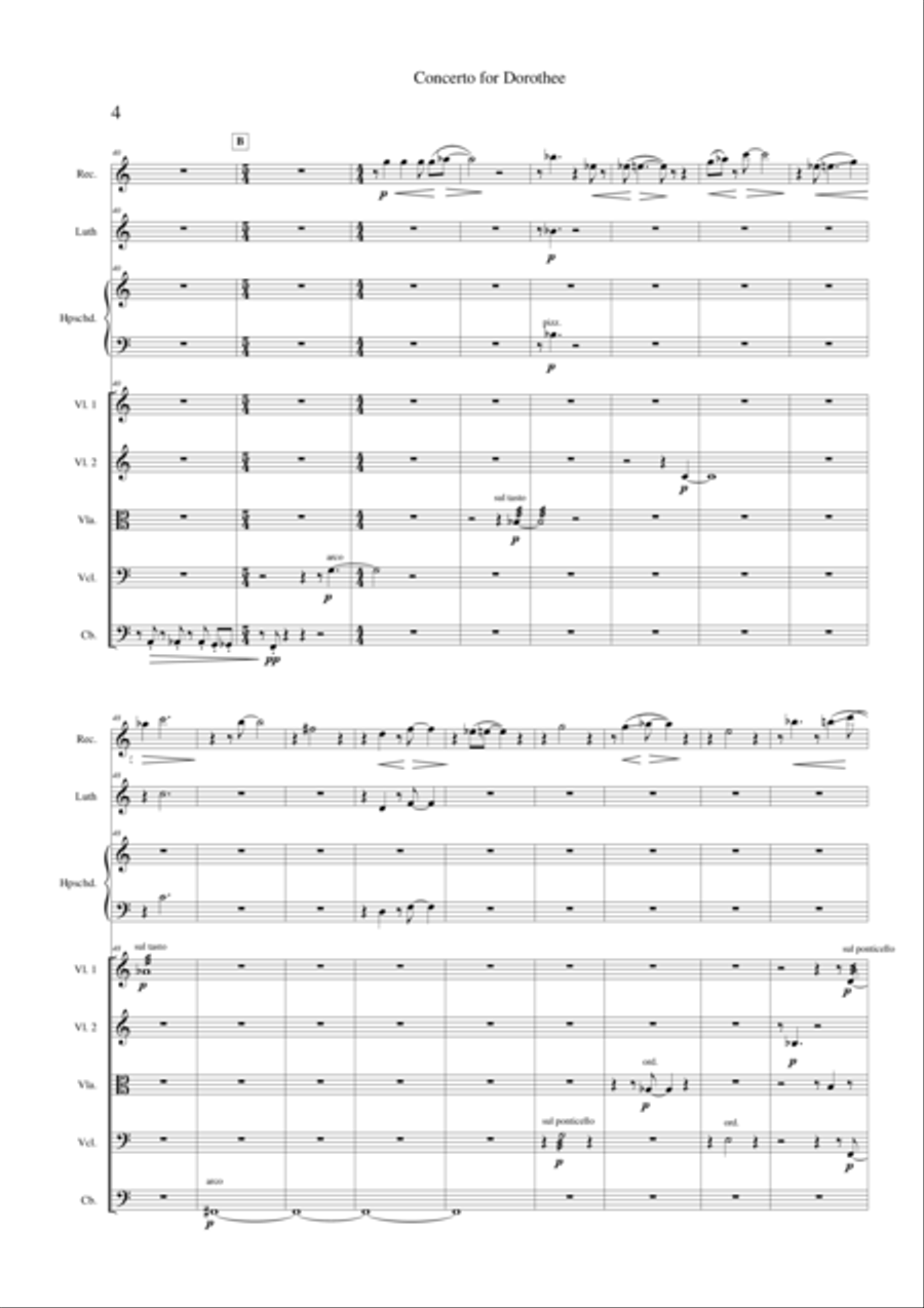 Concerto for Dorothee Large Ensemble scores gallery preview page 4