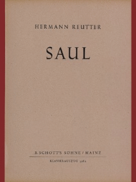 Saul Op. 33