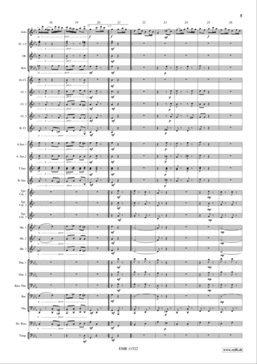 Badinerie Concert Band scores gallery preview page 6