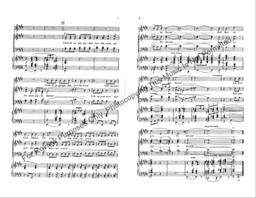 Let Your Joy Be Known! 4-Part scores gallery preview page 5