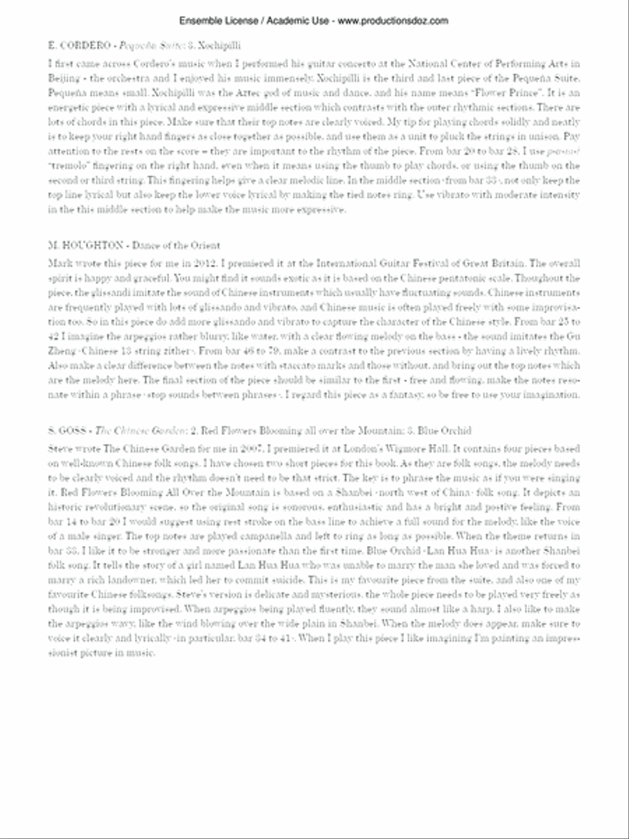 Learn & Conquer Guitar Repertoire, advanced 1 Classical Guitar scores gallery preview page 2