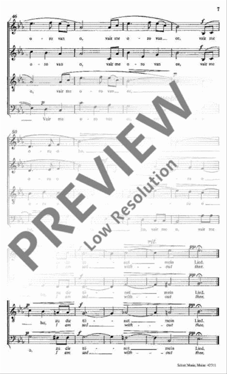 4 British Folk Songs 4 British Folk Songs 4-Part scores gallery preview page 8