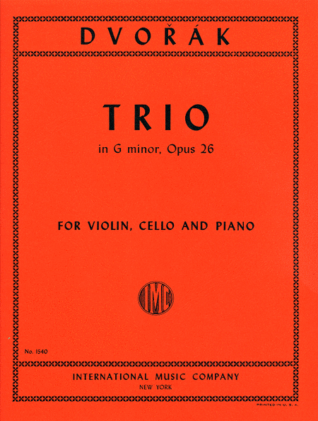 Trio in G minor, Op. 26