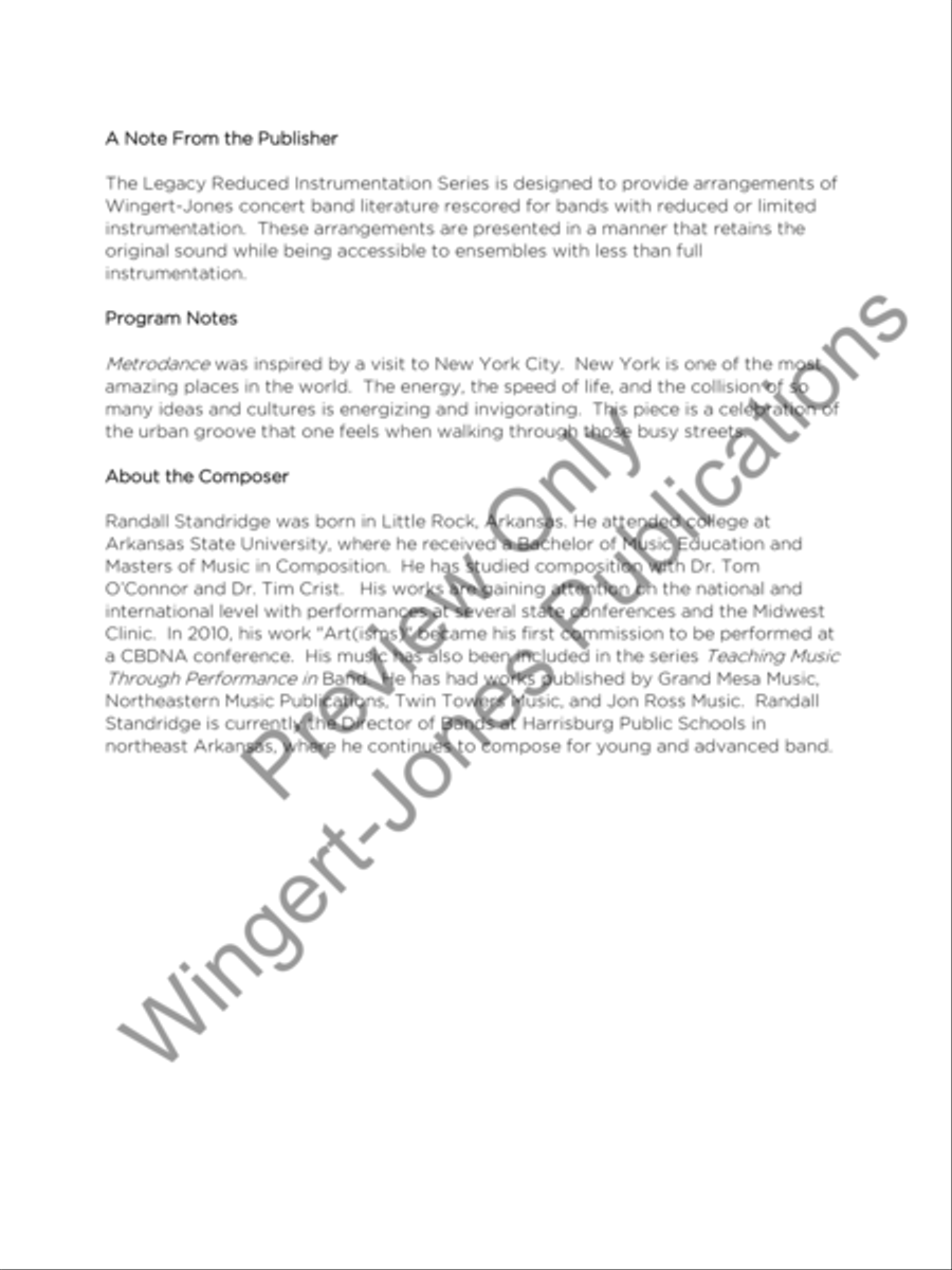 Pacifica Concert Band scores gallery preview page 3