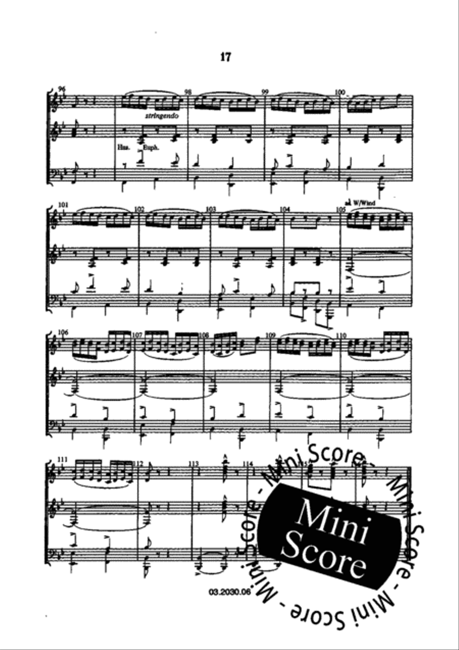 Suite on Russian Dances Fanfare Band scores gallery preview page 21