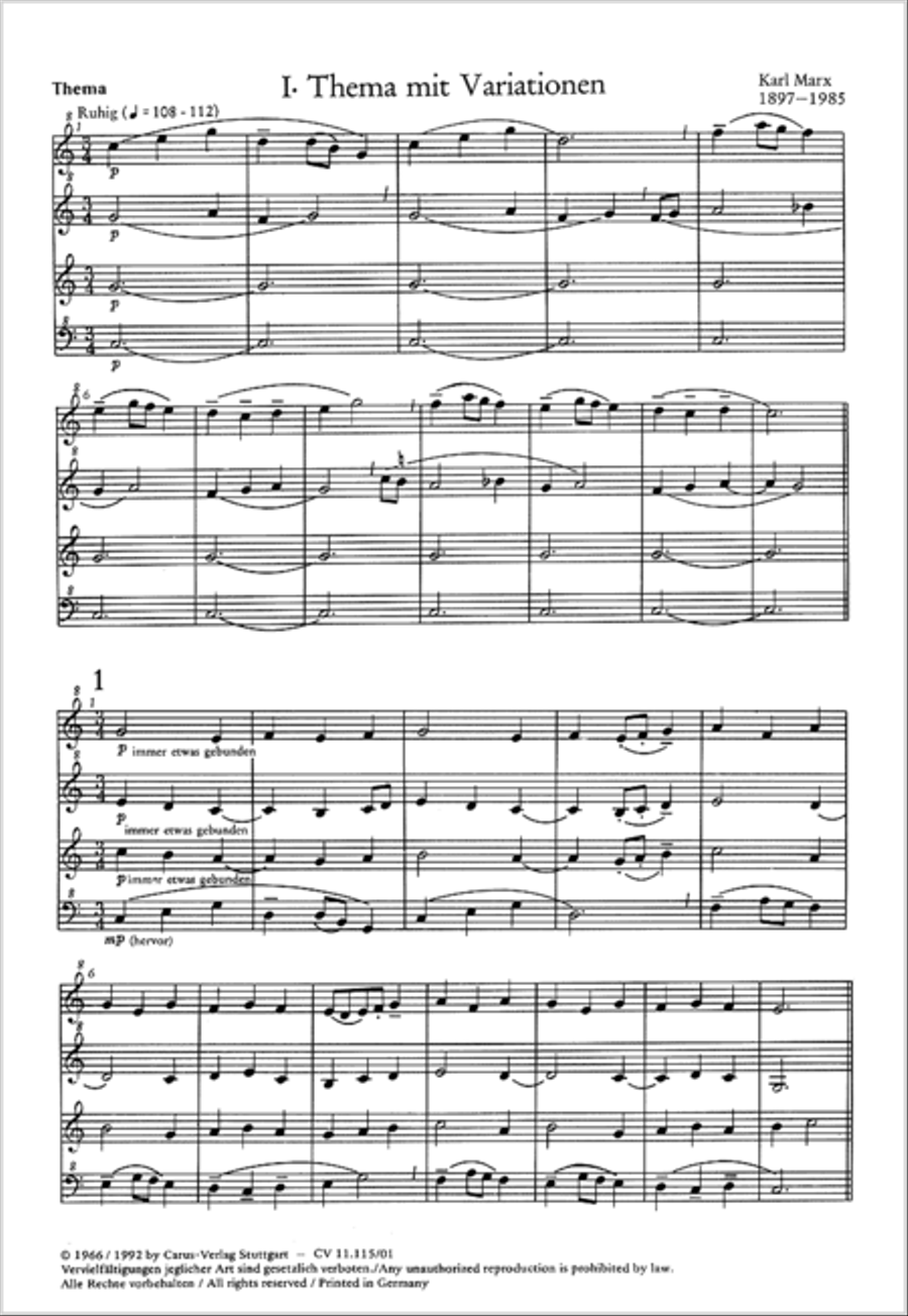 Musik fur Blockfloten-Quartett Recorder scores gallery preview page 2
