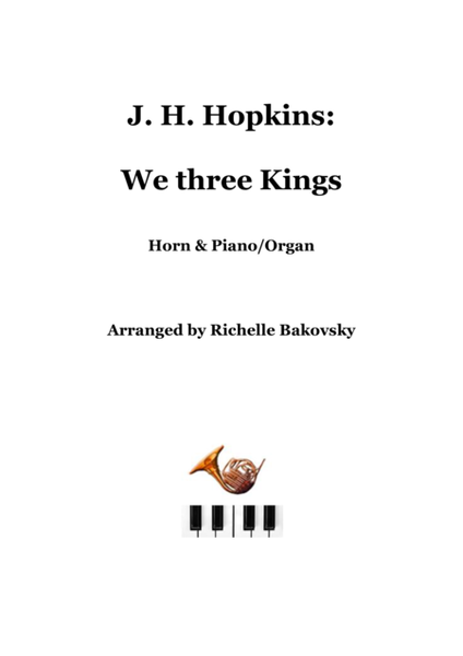 We Three Kings of Orient for horn and organ image number null