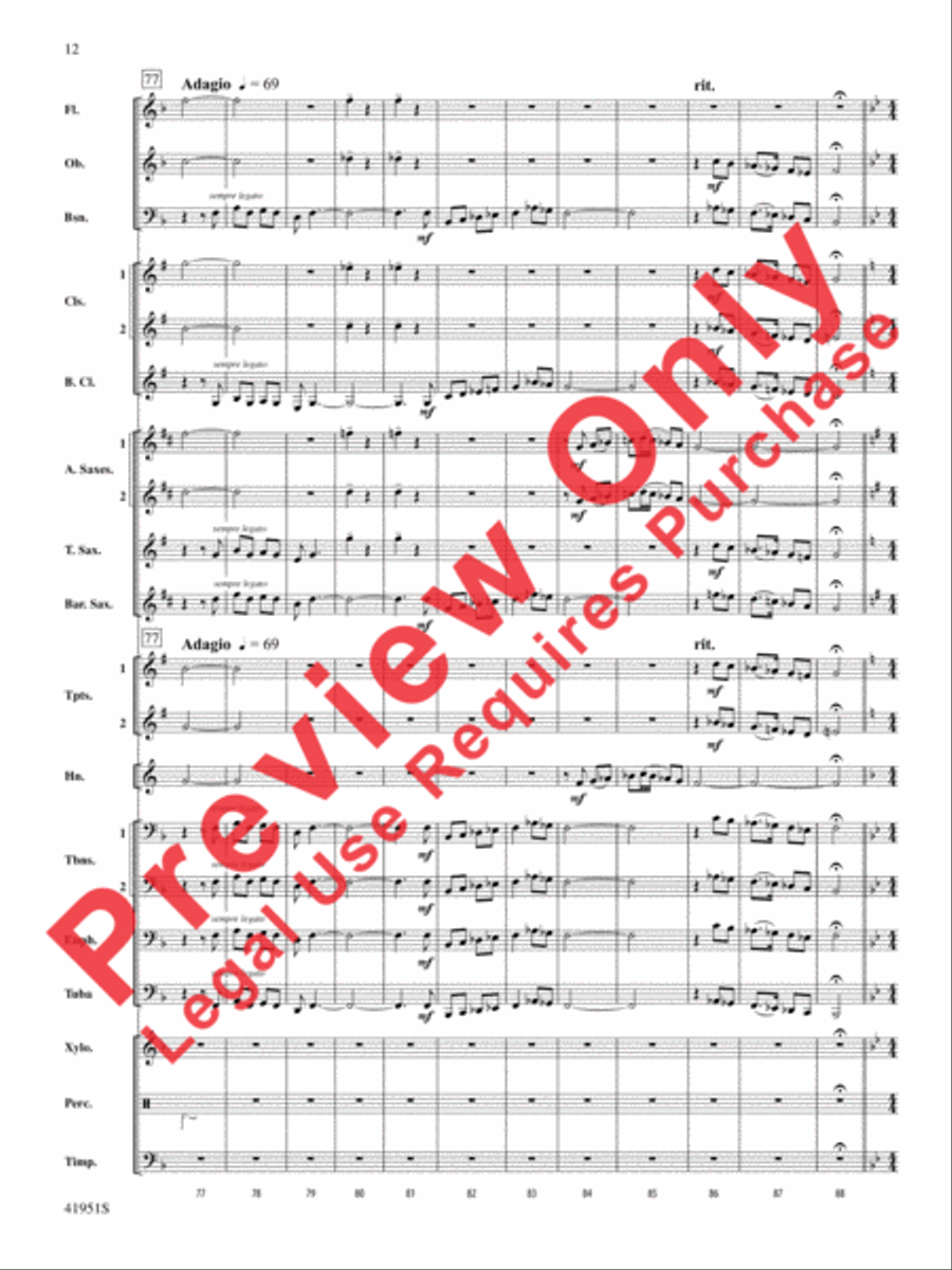 Hobo Train Concert Band scores gallery preview page 13