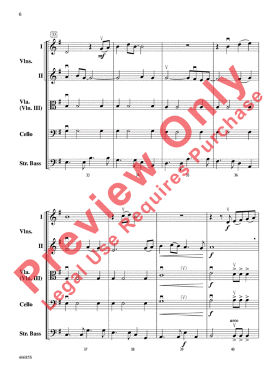 L'improviste Vignette String Orchestra scores gallery preview page 7
