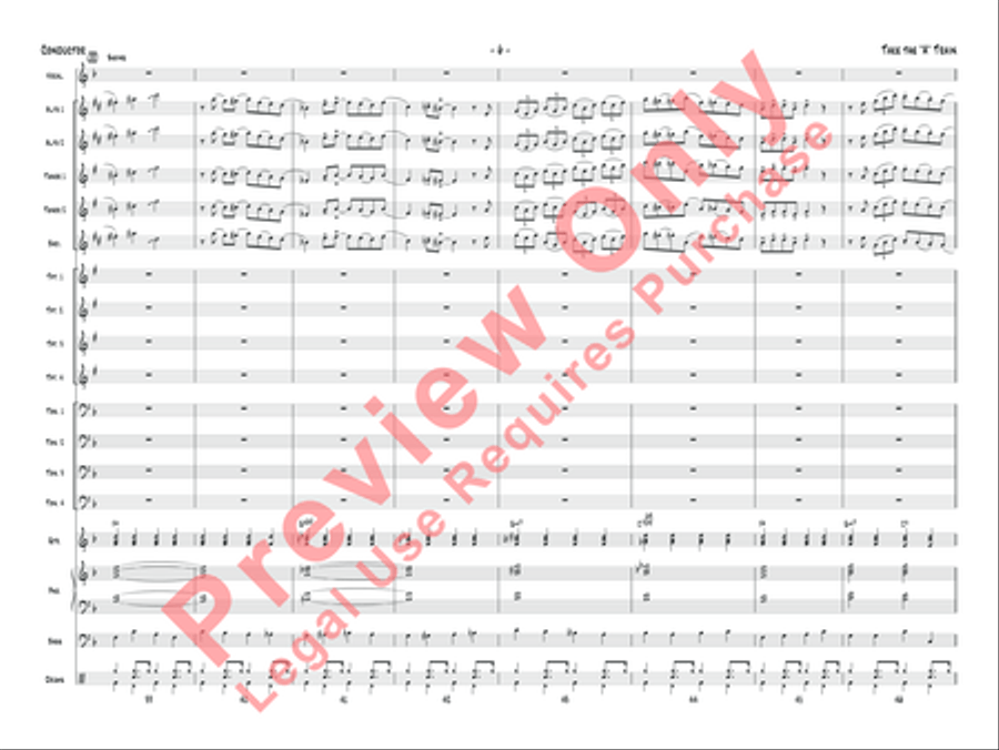 Take the A Train Jazz Ensemble scores gallery preview page 9