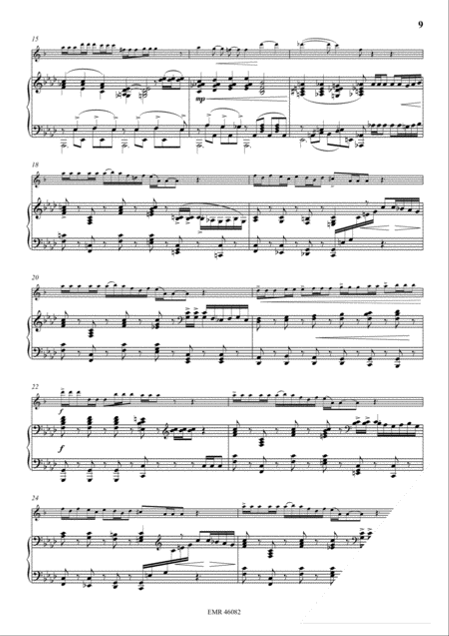 Nocturne & Scherzo Alto Saxophone scores gallery preview page 6