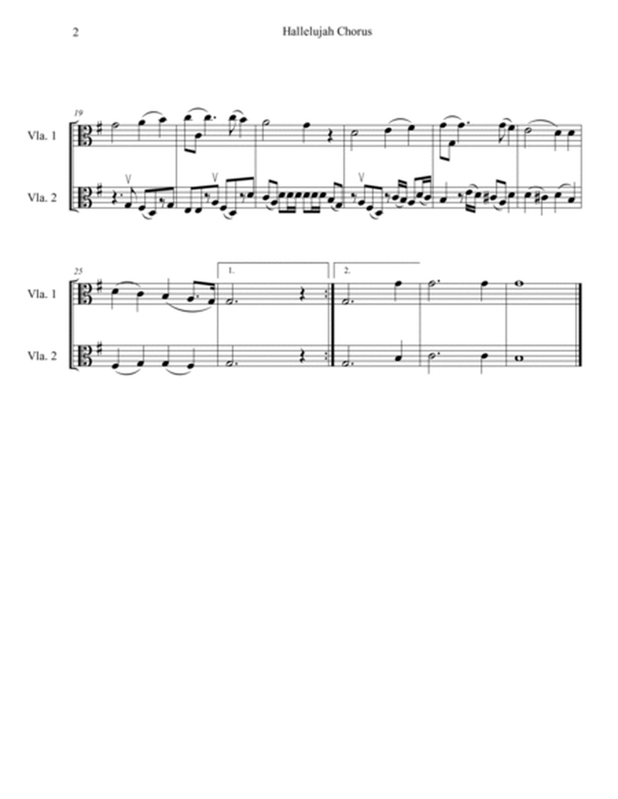 Hallelujah Chorus from Messiah (Viola Duet) image number null