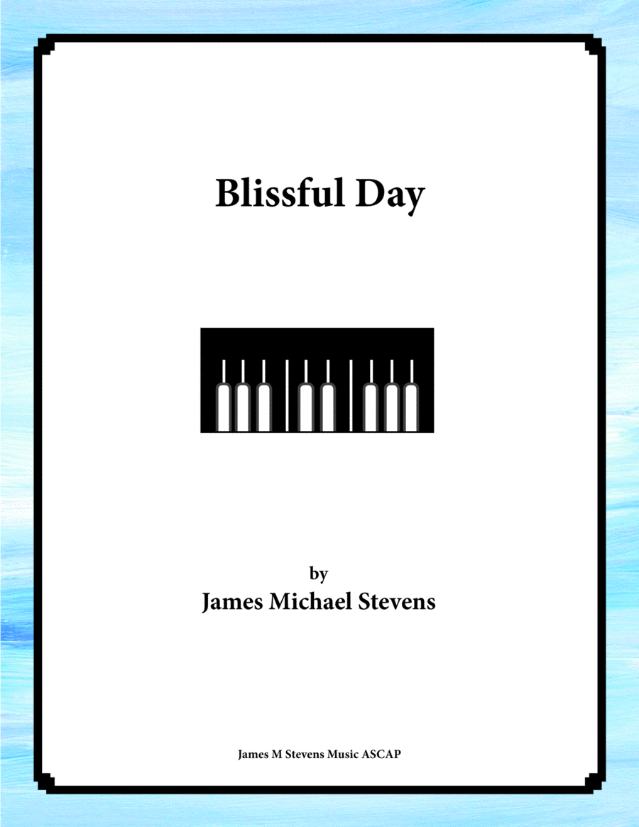 Blissful Day Piano Solo scores gallery preview page 1