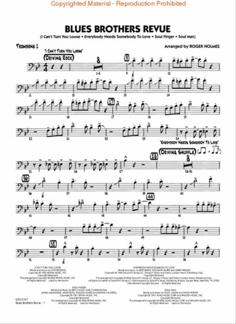 Blues Brothers Revue Jazz Ensemble scores gallery preview page 4