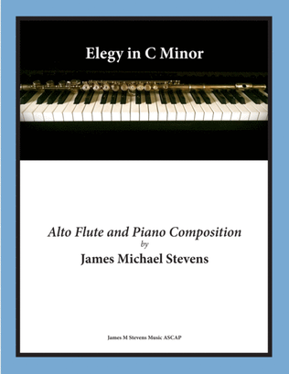 Elegy in C Minor - Reflective Alto Flute & Piano