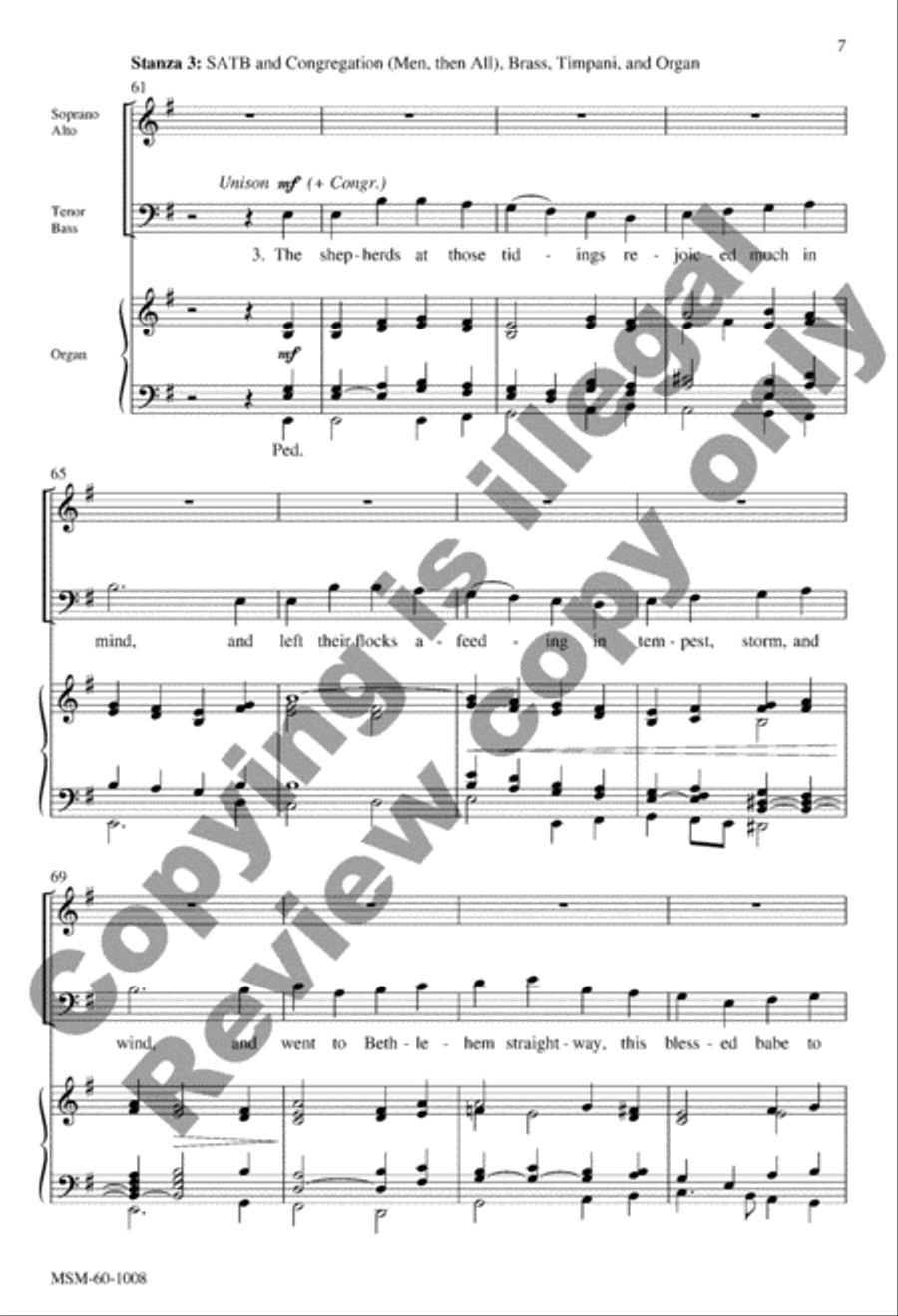 God Rest You Merry, Gentlemen God Rest You Merry, Gentlemen 4-Part scores gallery preview page 7