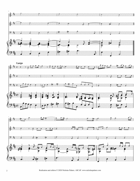 Trio Sonata in B minor (op.1, no. 6) Arcangelo Corelli