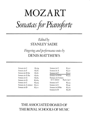 Book cover for Sonata in F K. 332
