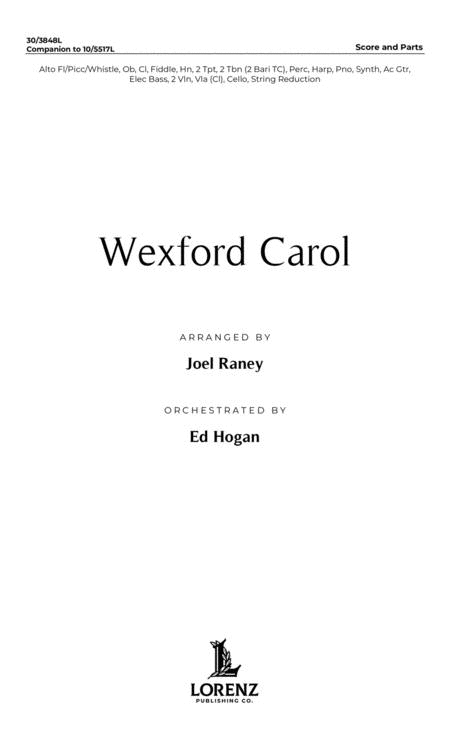 Wexford Carol - Orchestral Score and Parts
