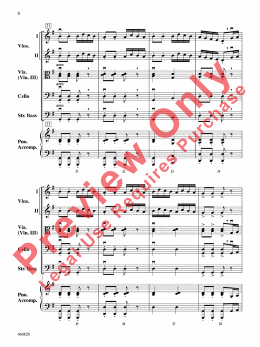 Soldier's Joy String Orchestra scores gallery preview page 7