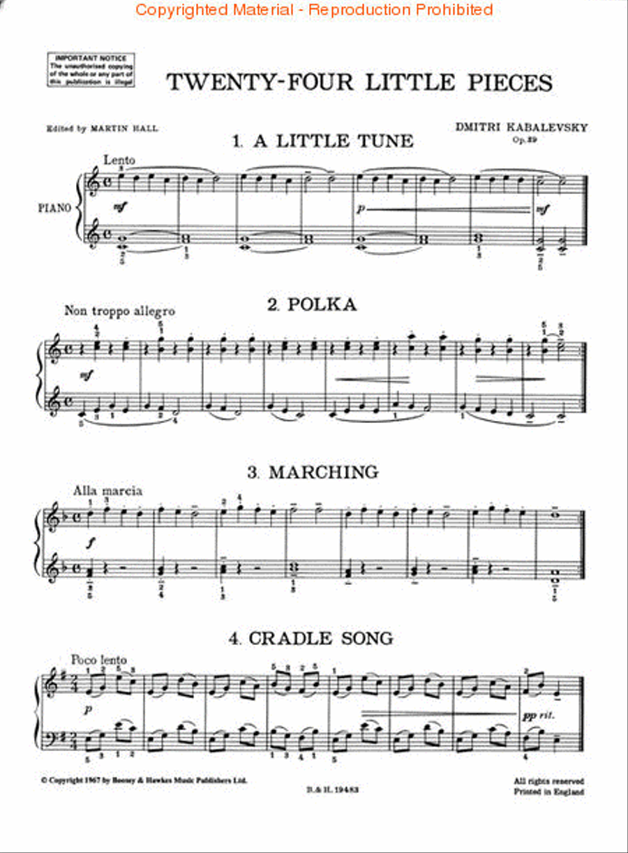 24 Little Pieces, Op. 39 24 Little Pieces, Op. 39 Piano Solo scores gallery preview page 2