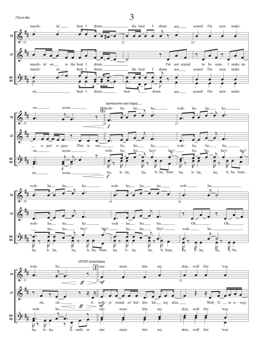 This Is Me SSAA scores gallery preview page 3