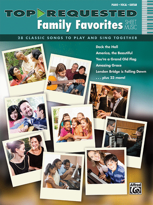 Book cover for Top-Requested Family Favorites Sheet Music
