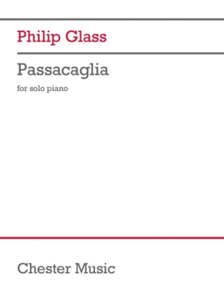 Book cover for Passacaglia