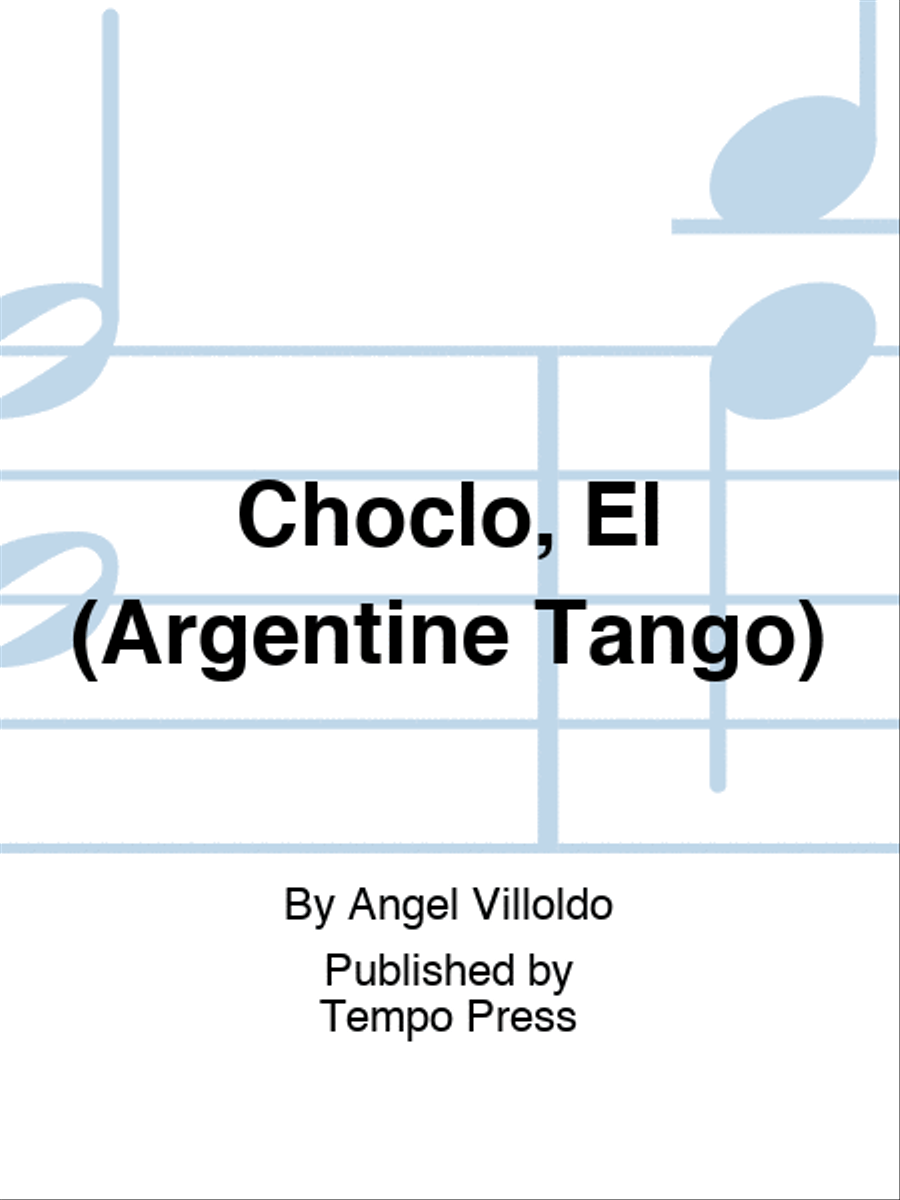 Choclo, El (Argentine Tango) Saxophone scores gallery preview page 1