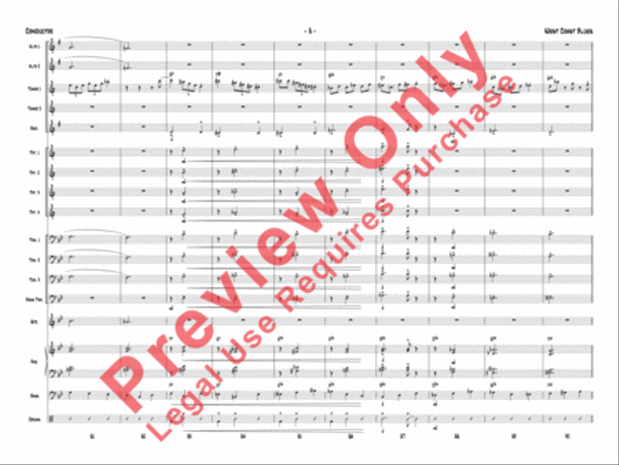 West Coast Blues Jazz Ensemble scores gallery preview page 11