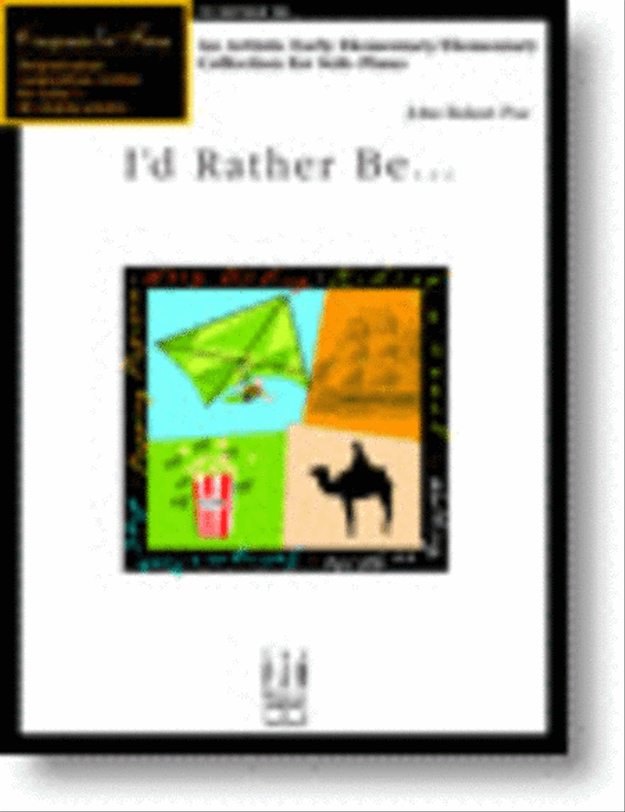 I'd Rather Be... Easy Piano scores gallery preview page 1