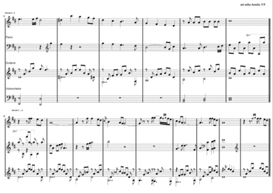 Nina Bonita Alto Saxophone scores gallery preview page 5