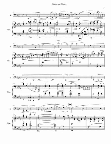 Adagio and Allegro, Op. 70