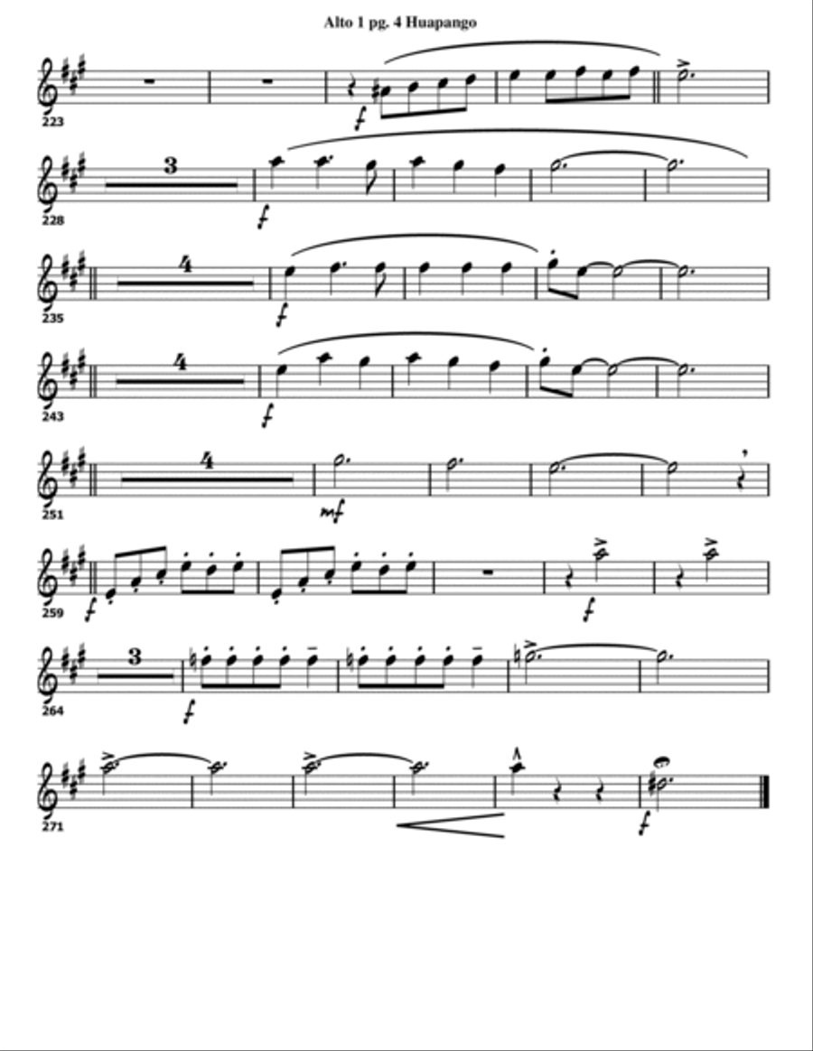 Huapango Jazz Ensemble scores gallery preview page 6