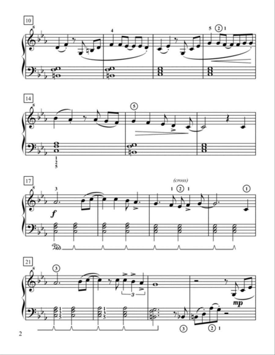 Sailor Moon - Main Title Easy Piano scores gallery preview page 2