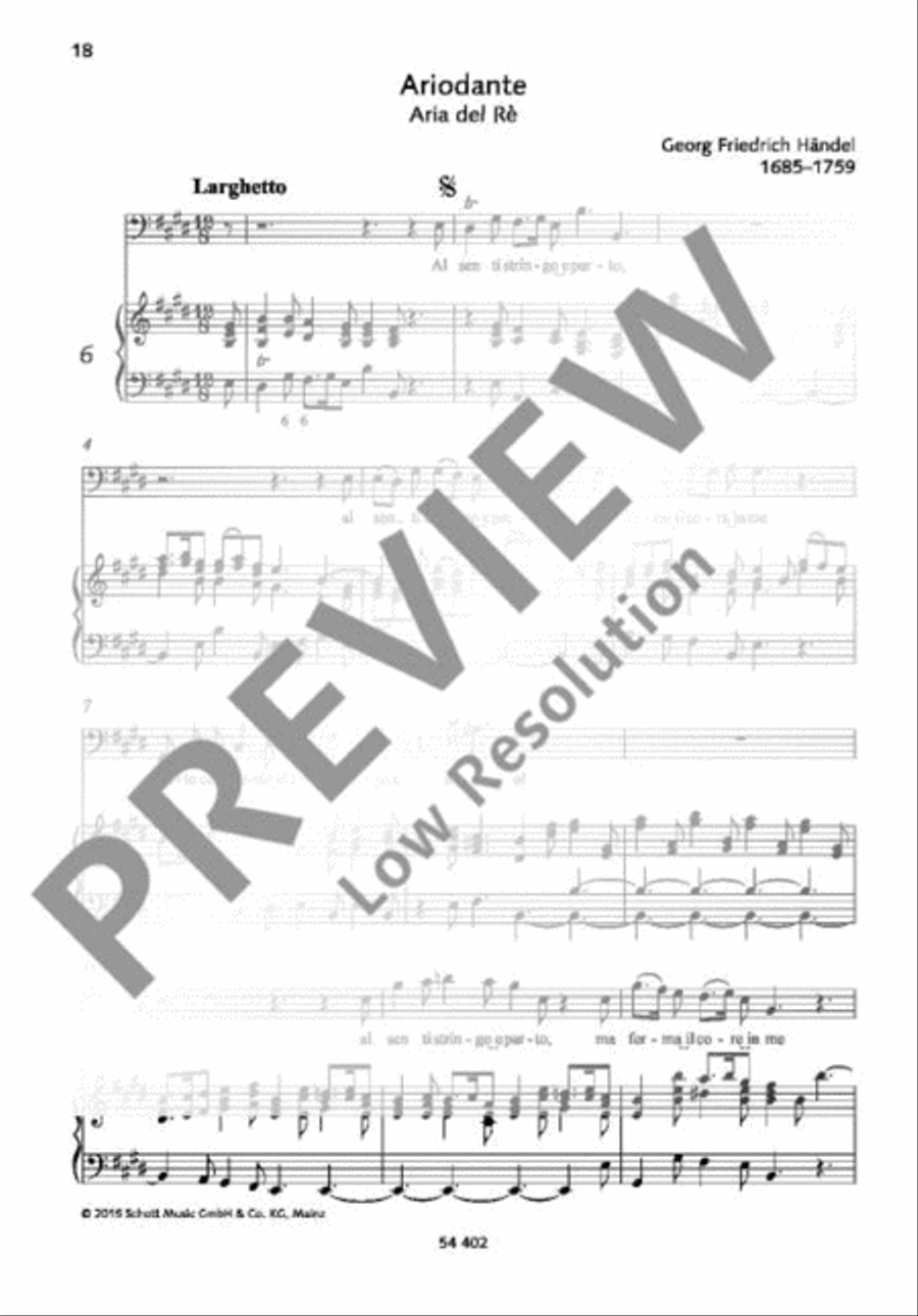Aria del Rè Baritone Voice scores gallery preview page 2