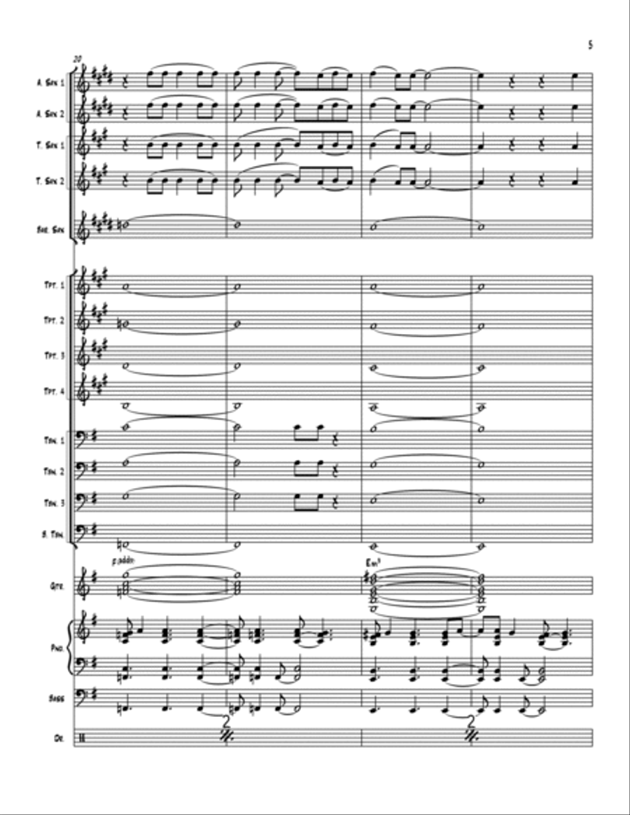 Rosanna Jazz Ensemble scores gallery preview page 5