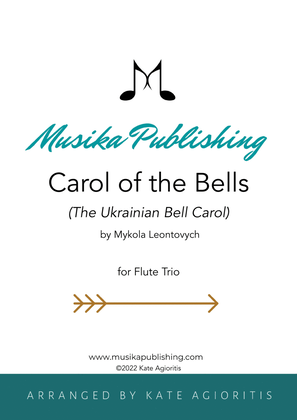Book cover for Carol of the Bells (Ukrainian Bell Carol) - Flute Trio