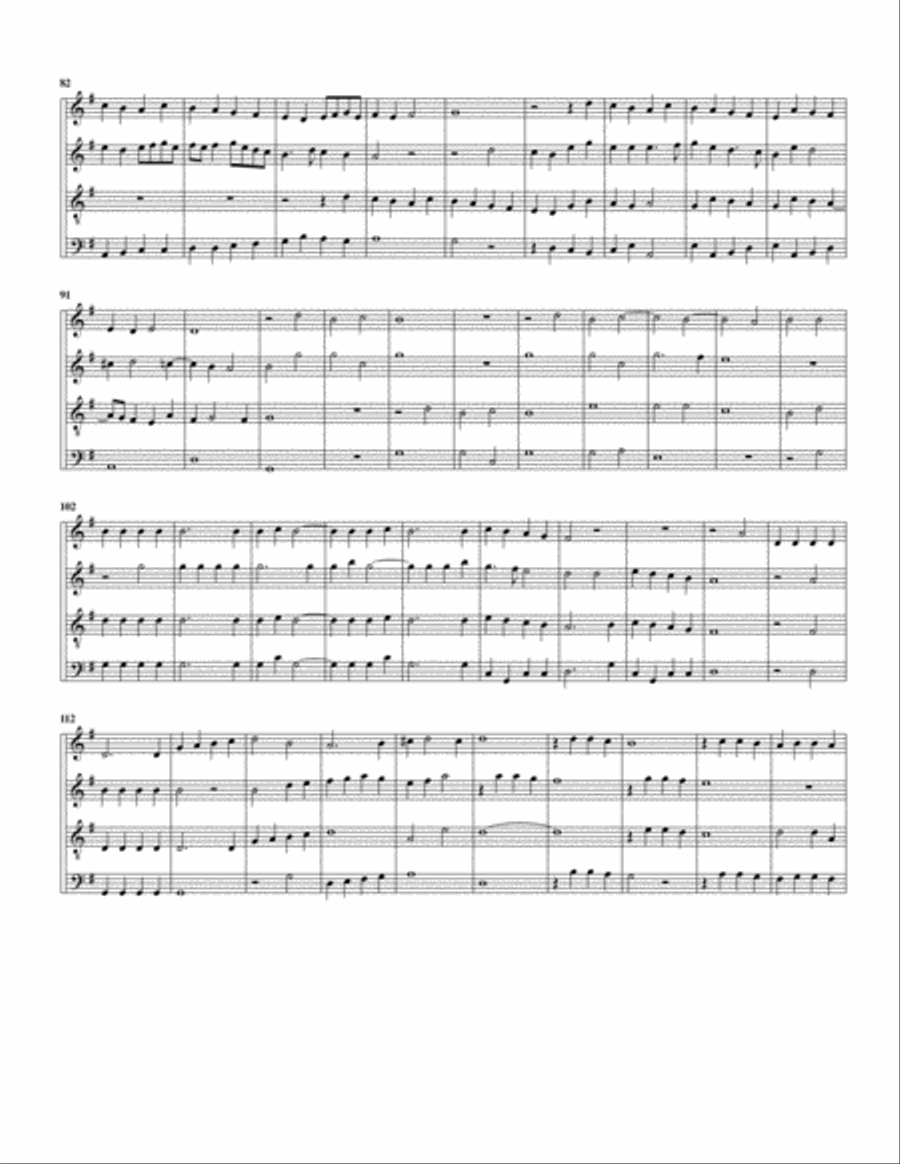 Ricercar del 6 tono (arrangement for 4 recorders) Recorder scores gallery preview page 3