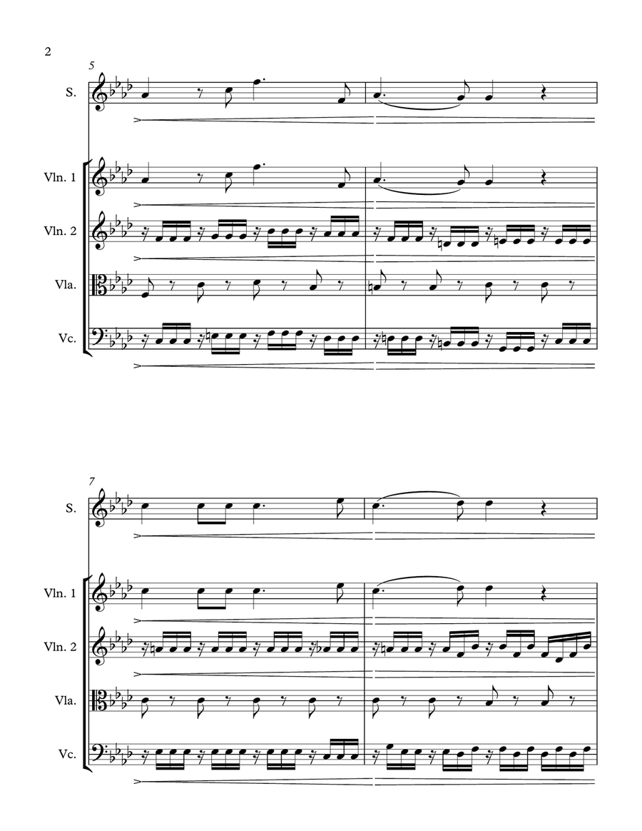 O del mio dolce ardor O del mio dolce ardor Chamber Orchestra scores gallery preview page 2