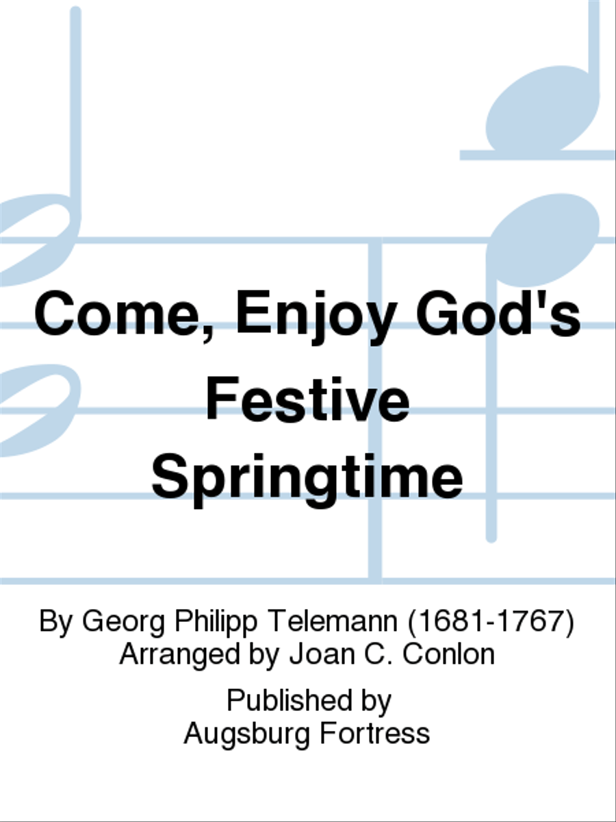 Come, Enjoy God's Festive Springtime Unison Choir scores gallery preview page 1