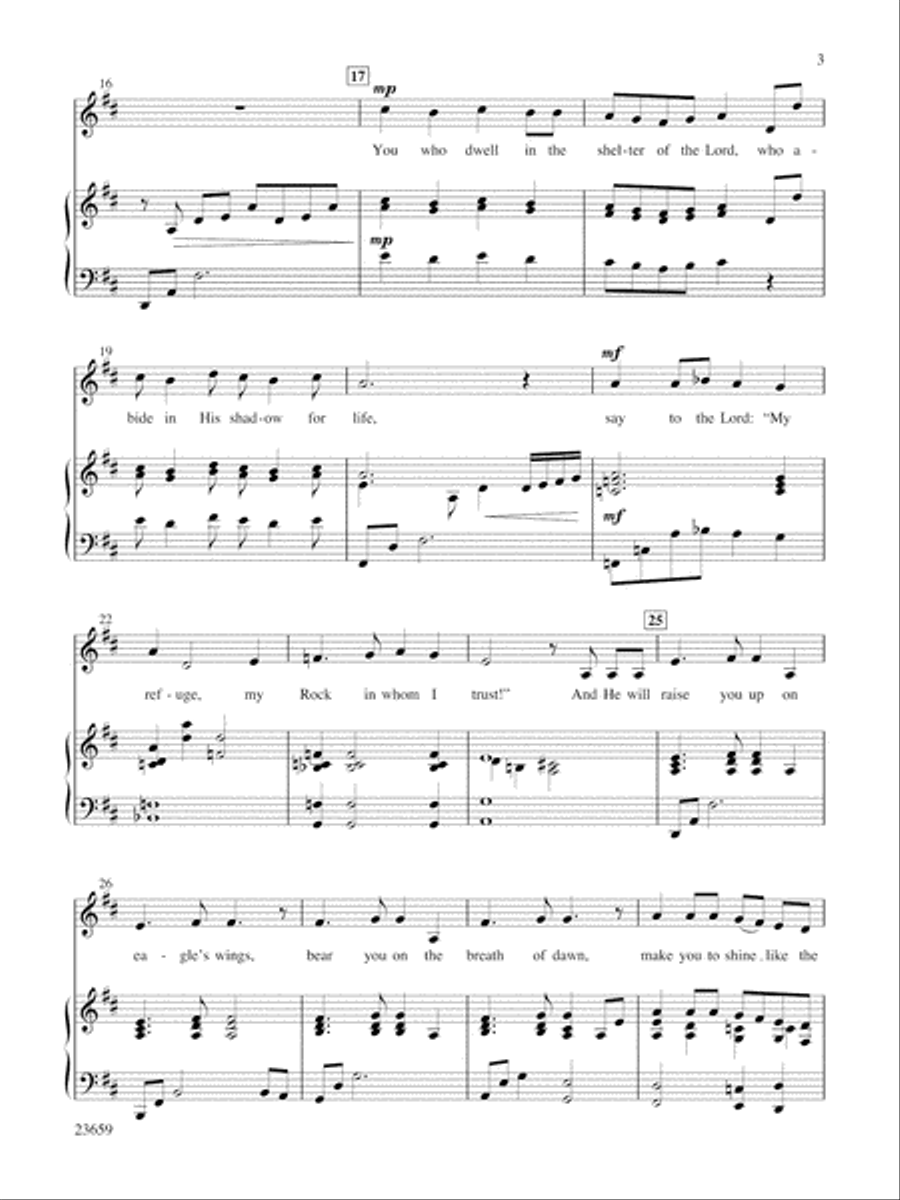 The Mark Hayes Vocal Solo Collection -- 7 Praise and Worship Songs for Solo Voice Voice Solo scores gallery preview page 5