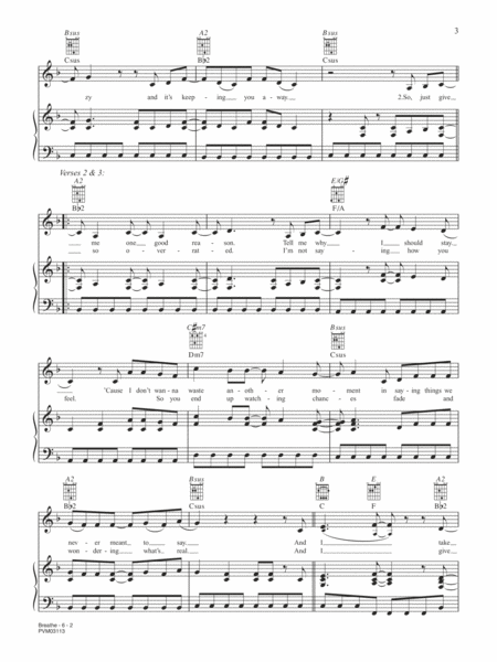 Everywhere: Piano/Vocal/Chords: Michelle Branch - Digital Sheet Music  Download