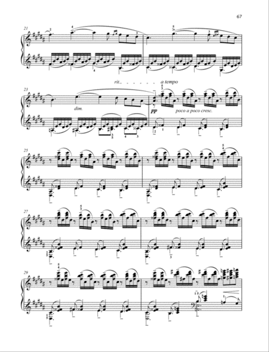 Prélude G-sharp minor Piano Solo scores gallery preview page 3
