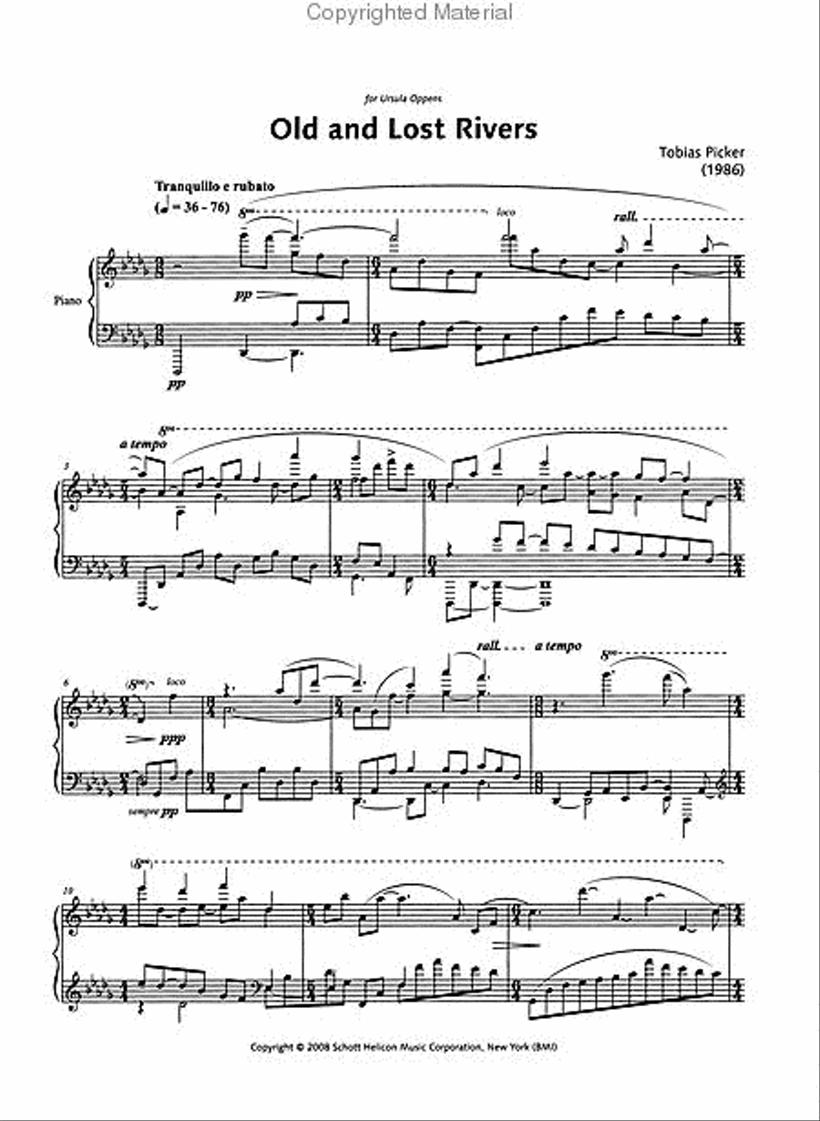Collected Works for Solo Piano Piano Solo scores gallery preview page 2