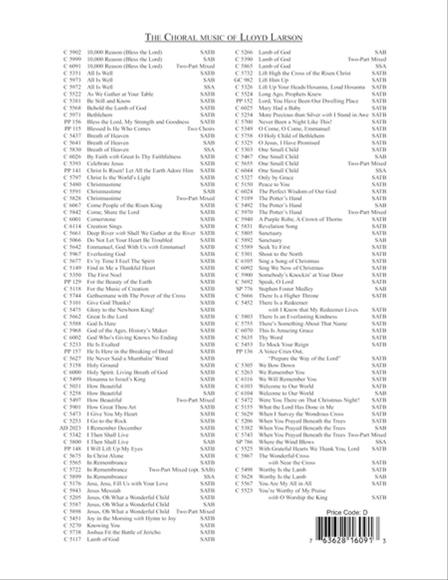 10,000 Reasons (Bless the Lord) 2-Part scores gallery preview page 12
