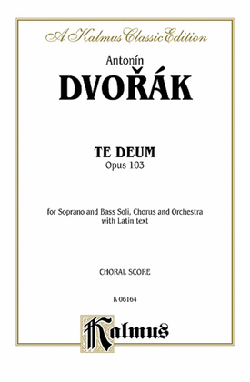 Book cover for Te Deum, Op. 103