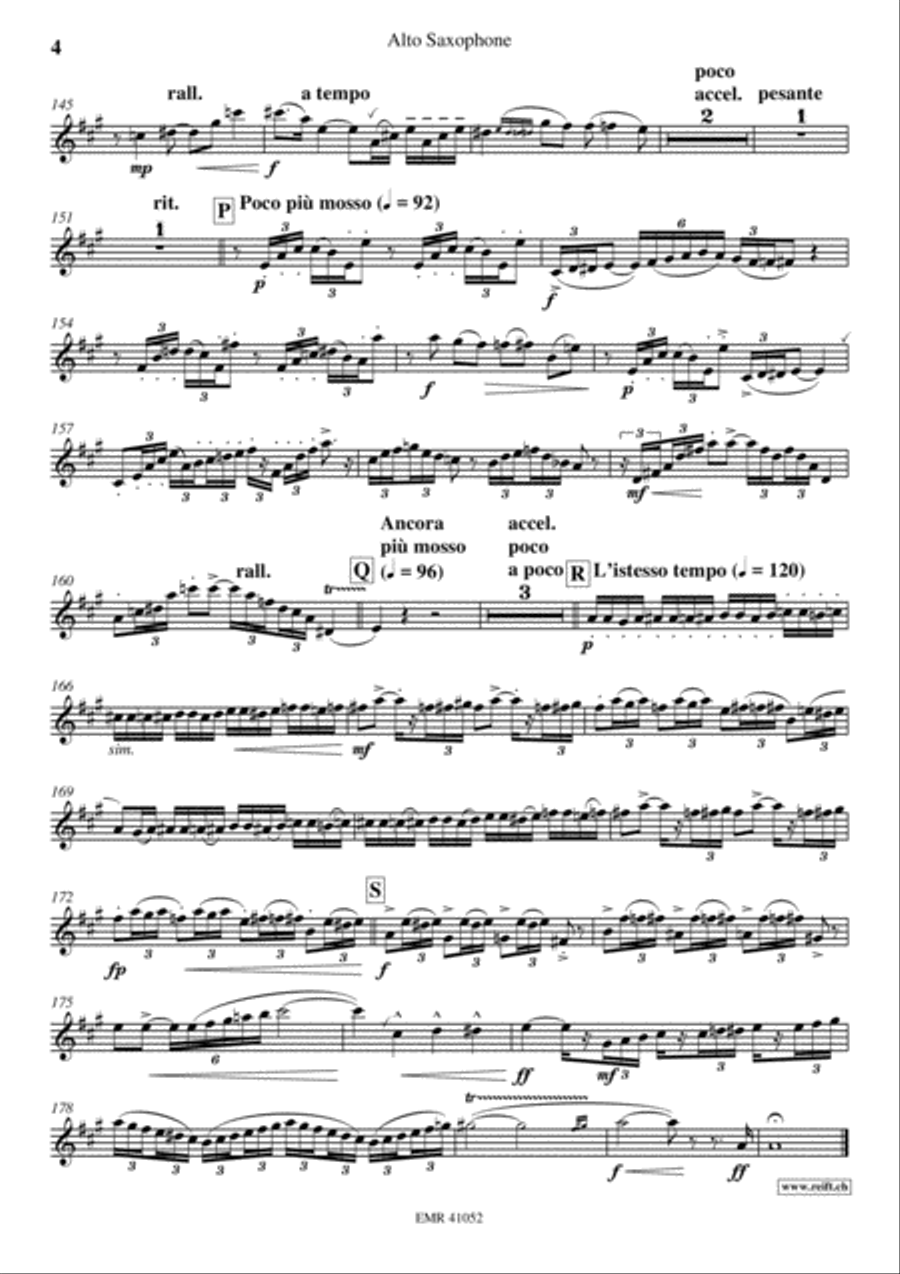 Konzert Alto Saxophone scores gallery preview page 5
