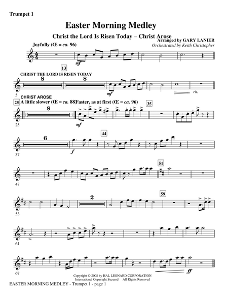 Easter Morning Medley - Bb Trumpet 1