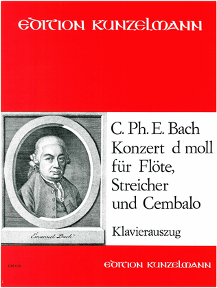 Book cover for Concerto for flute in D minor
